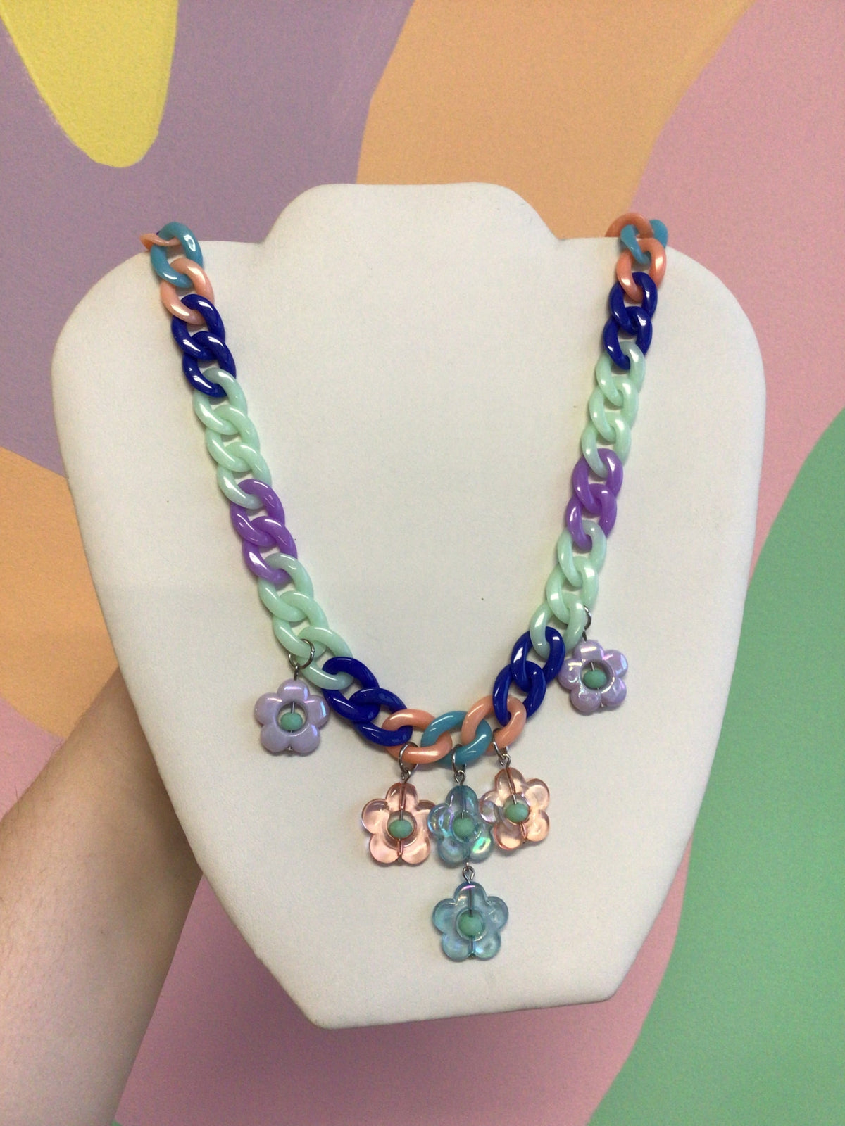 Happy Chain Link Necklace