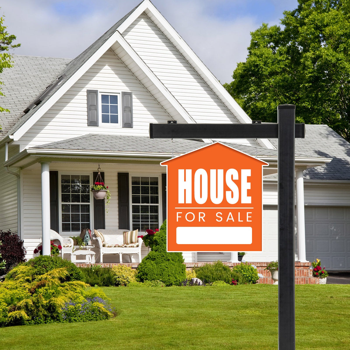6 Feet Vinyl UPVC Real Estate Sign Post Realtor Yard Sign Post