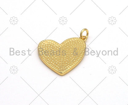 Colorful Enamel Heart Shape Pendant, duddle heart Charm Pendant,Sku#L627