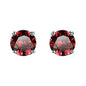 S925 Multicolor Moissanite 4-Prong Stud Earrings, 10 Color 0.5-3ct D-Grade VVS Certificate, Unisex Hypoallergenic Sterling Silver Gift