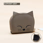 Women's Leather Card Holder with Cartoon Pendant