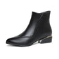 British Style Chunky Heel Martin Boots