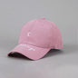 Men's And Women's Solid-color Embroidered Letter C Baseball Cap, Suitable For Best Friends Going Shopping And Having A Summer Picnic. Soft-top, Versatile Beanie Hat.
