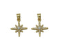 CZ Pearl North Star Charm, Sku#LD283c