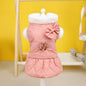 Pet Dog Clothes Small Dog Butterfly Cotton-padded Dress