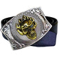 Smooth Buckle For Self-defense Trendy Punk-style Belt Buckle With A Distinctive Look