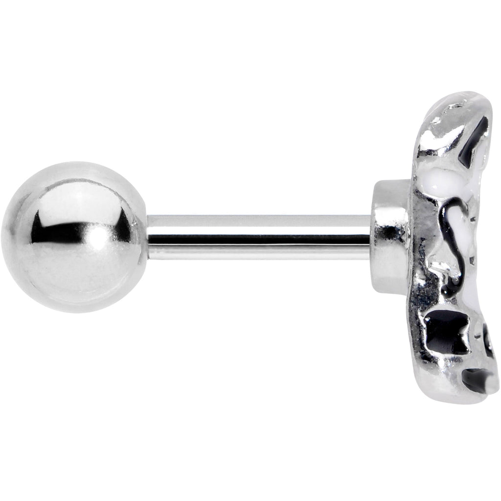 16G 1/4 Western Cowboy Boot Cartilage Tragus Earring