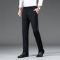 Mens Slim-fit Ice-silk Casual Pants