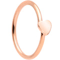 20G 5/16 Rose Gold Tone Have A Heart Valentines Day Nose Hoop