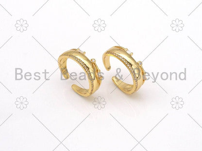 CZ Band Adjustable Ring, Sku#X211