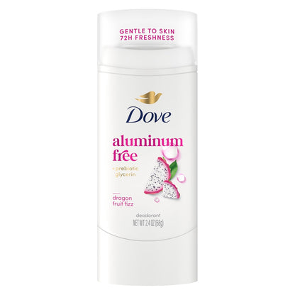 Dove Deodorant Stick Dragon Fruit Fizz for 72 Hour Odor Protection Aluminum Free 2.4 oz