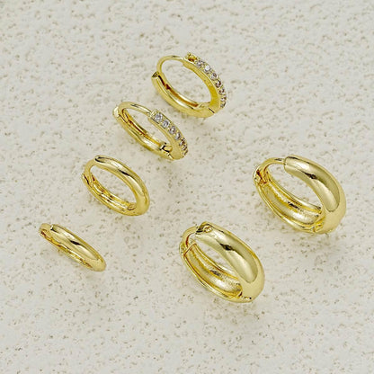 Stacking 3 Pieces Small Hoop Huggie Earrings Set for Women, Silver Stud Earrings for Multiple Piercing Hypoallergenic Trendy Jewelry