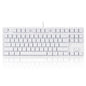 87-Key Mechanical Keyboard with Green Switches - Desktop Non-Punch Design