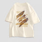 Mens Hong Kong Style Trendy Short Sleeve T Shirt For Summer