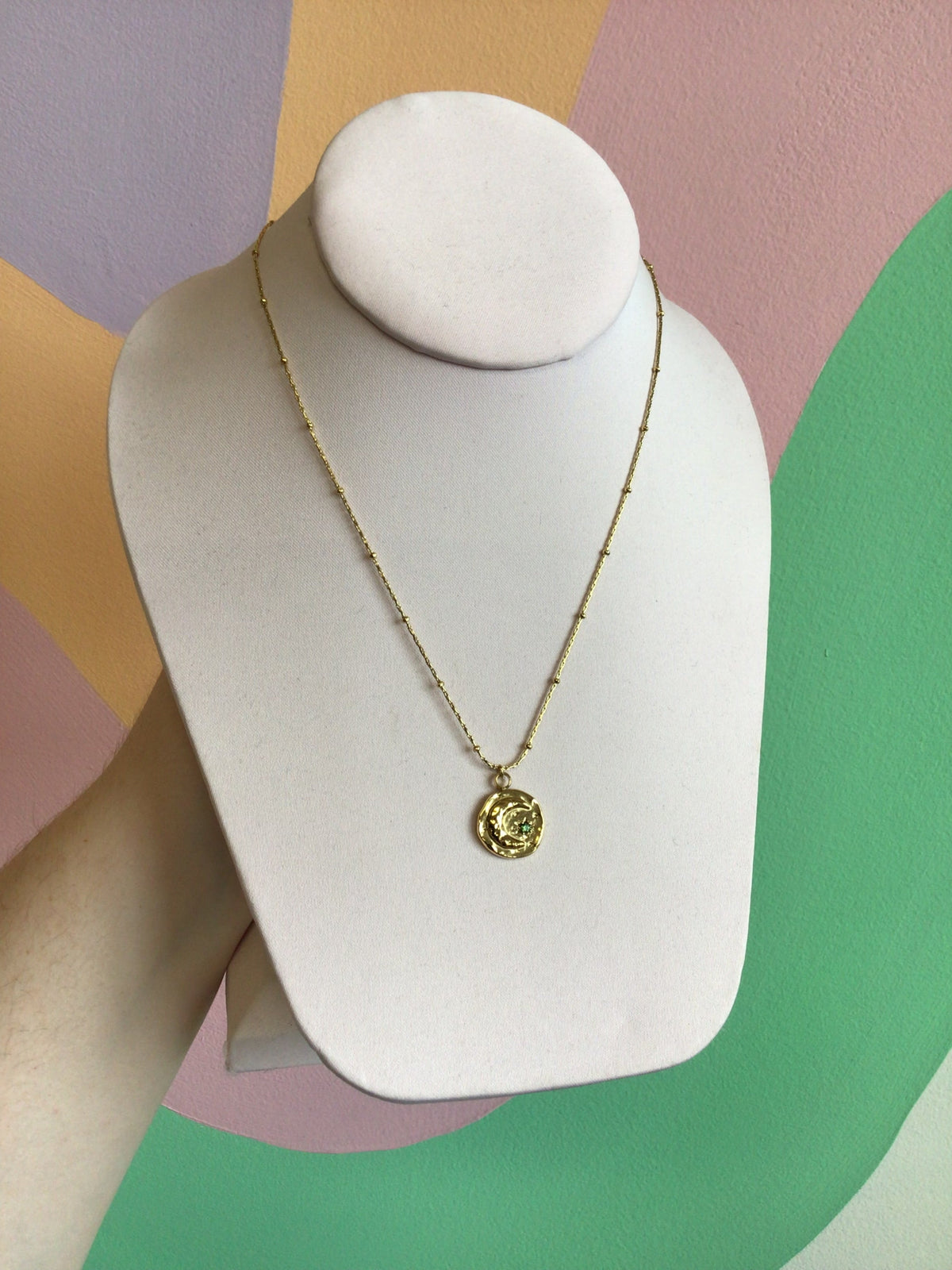 Lunar Charm Titanium Necklaces