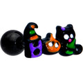 16G 1/4 Black Boo Party Halloween Cartilage Tragus Earring