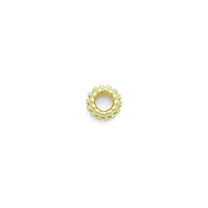 Clear CZ Large Hole Wheel Spacer Beads, Sku#LK1170