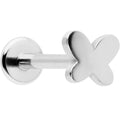 16G 5/16 Simple Butterfly Internally Threaded Labret Monroe Tragus