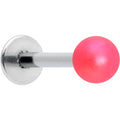 16G 5/16 Matte Pink Aurora Labret Monroe Tragus
