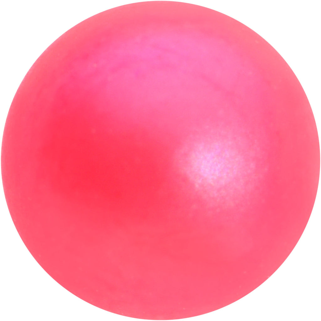 16G 5/16 Matte Pink Aurora Labret Monroe Tragus