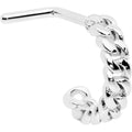 20G 1/4 Loving Links Faux Hoop L Shaped Nose Ring
