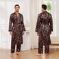 Men's Fall Thin Long Sleeve Pajamas