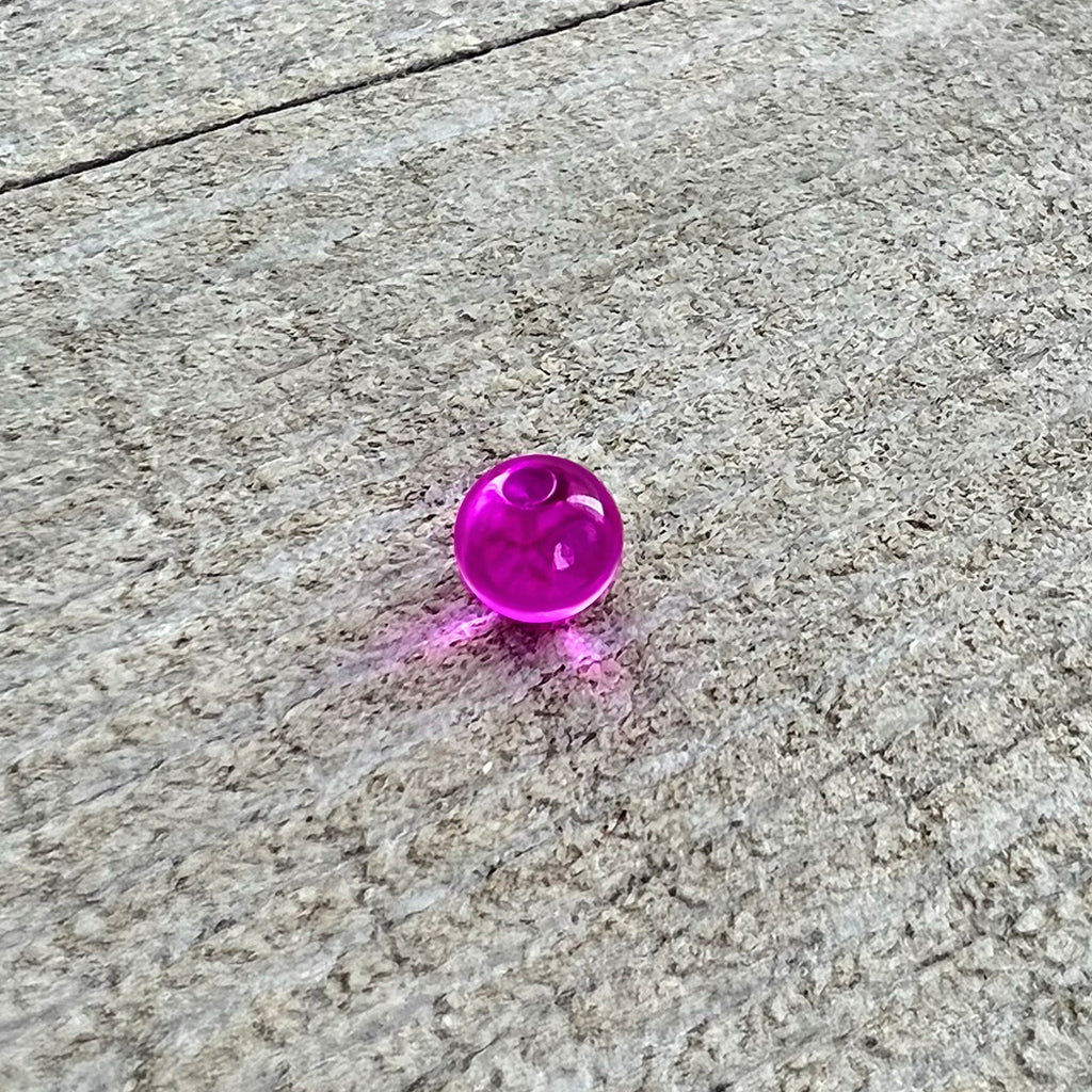 5mm Purple Acrylic UV Glow Captive Bead Ring Replacement Ball