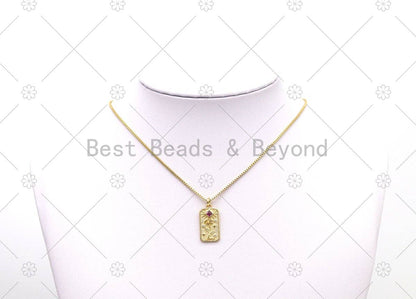 CZ Rose Flower Charm, Sku#LK536