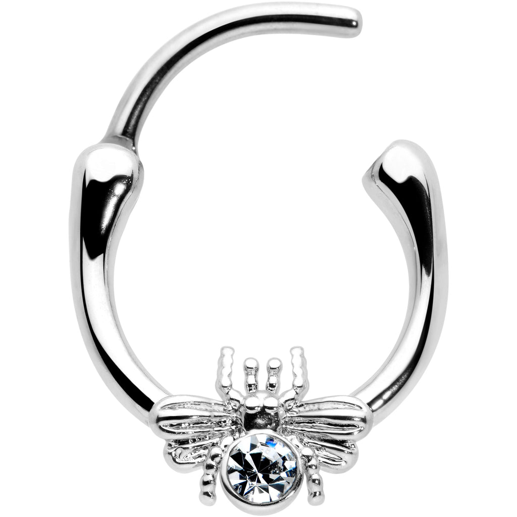 16G 5/16 Clear Gem Ultra Fly Cartilage Clicker