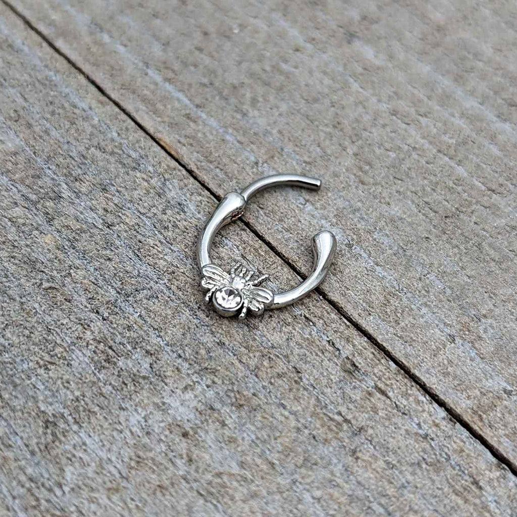 16G 5/16 Clear Gem Ultra Fly Cartilage Clicker