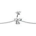Clear Gem Butterfly Beauties Double Mount Belly Ring Belly Chain