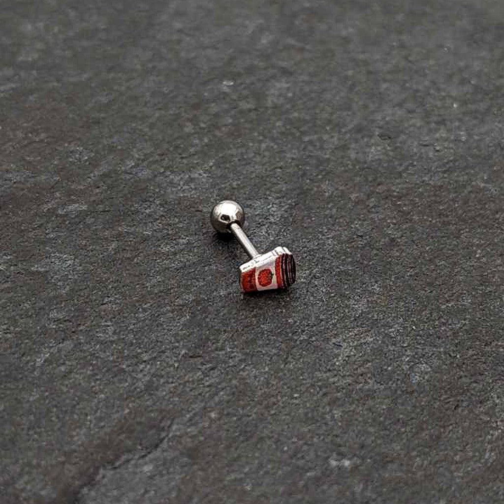 16G 5/16 Sweet Pumpkin Latte Autumn Cartilage Tragus Earring