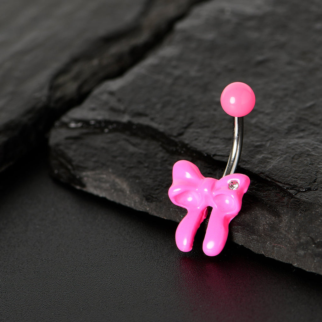 Sydney Belle Girlfriend Collection Pretty Pink Bow Belly Ring