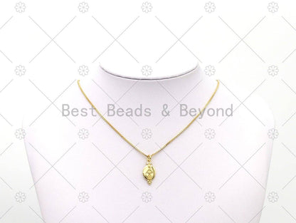 CZ Virgin Mary Charm, Sku#LK537