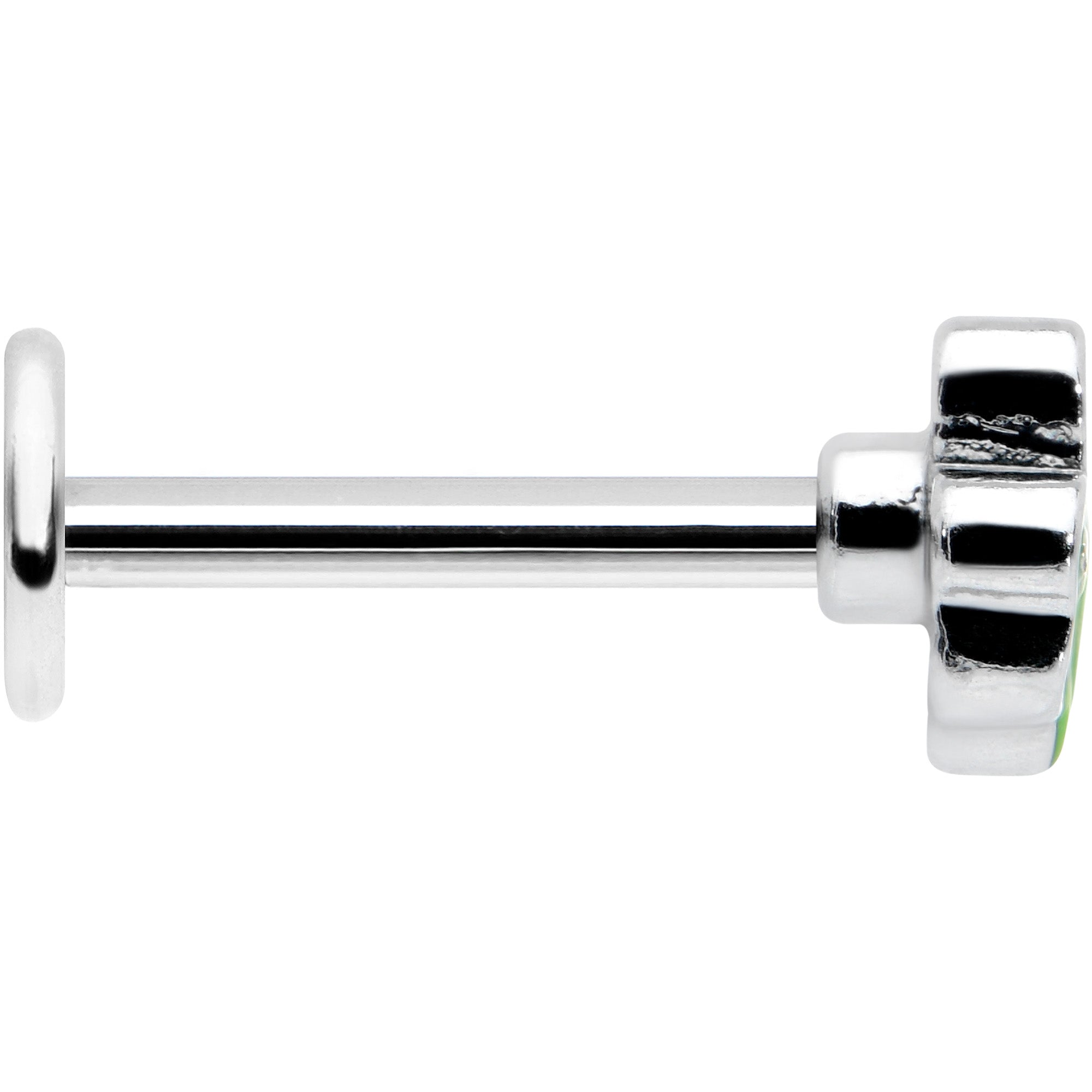 16G 5/16 Sweet Happy Shamrock St Patricks Labret Monroe Tragus