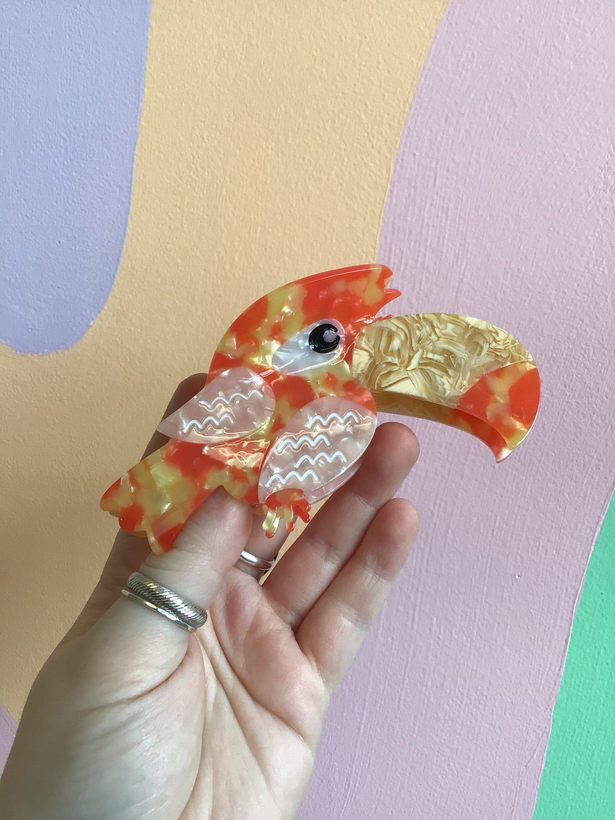 Cartoon Bird Hair Claw