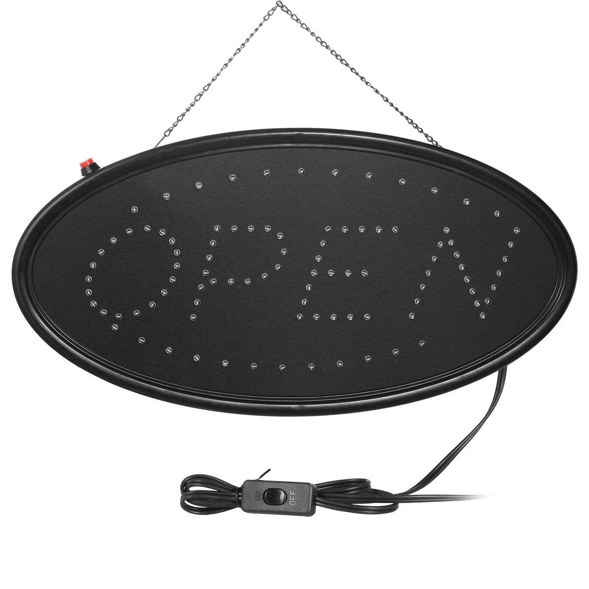 Neon Open Sign with LED Flash/Static Modes for Shops
