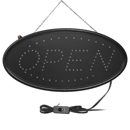 Neon Open Sign with LED Flash/Static Modes for Shops