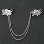 Fashion Simple Men's Chain Rudder Brooch