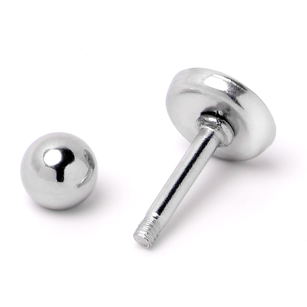 16G 1/4 Loving Blue Whales Cartilage Tragus Stud