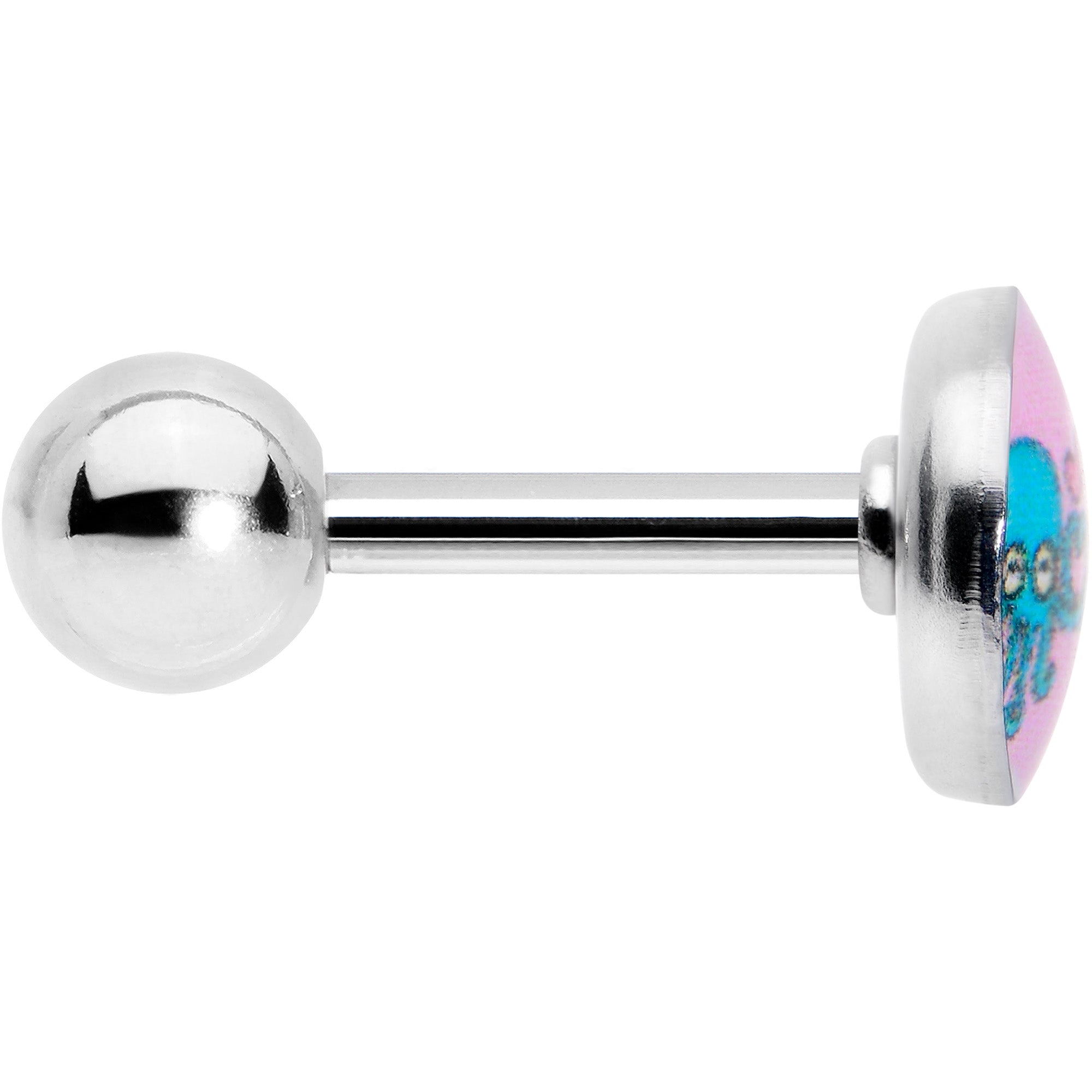 16G 1/4 Loving Octopus Duo Cartilage Tragus Earring