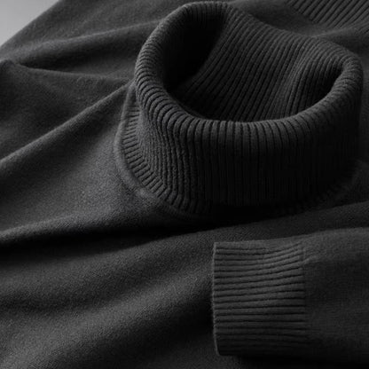Skin-friendly Casual Warm Turtleneck Sweater For Men