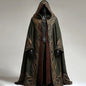 Mens Mid-Length Digital-Print Abstract Cape