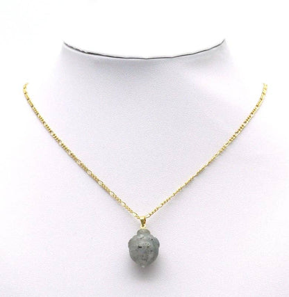 Gemstone Acorn Shape Pendant, Sku#LY27