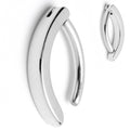 14G 3/8 ASTM F-136 Implant Grade Titanium Hinged Hoop Belly Ring