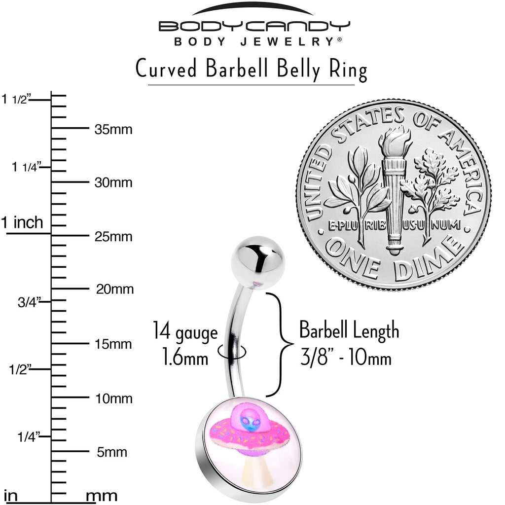 UFO Alien Ship Belly Ring