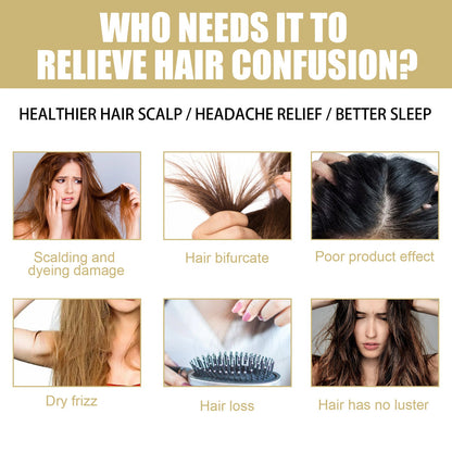 Houkea Dense Toupee Hair Repair Manic Thick Hairline Fixation Head Massage Care Heating Cap