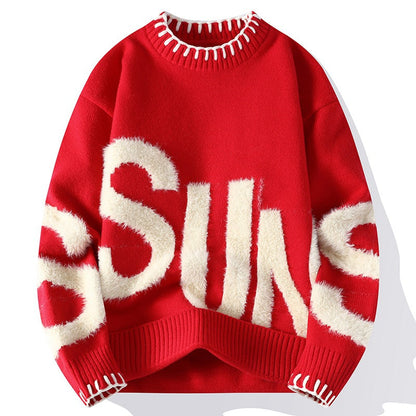 Casual Sweater Men's Long Sleeved Sweater Men's Clothing