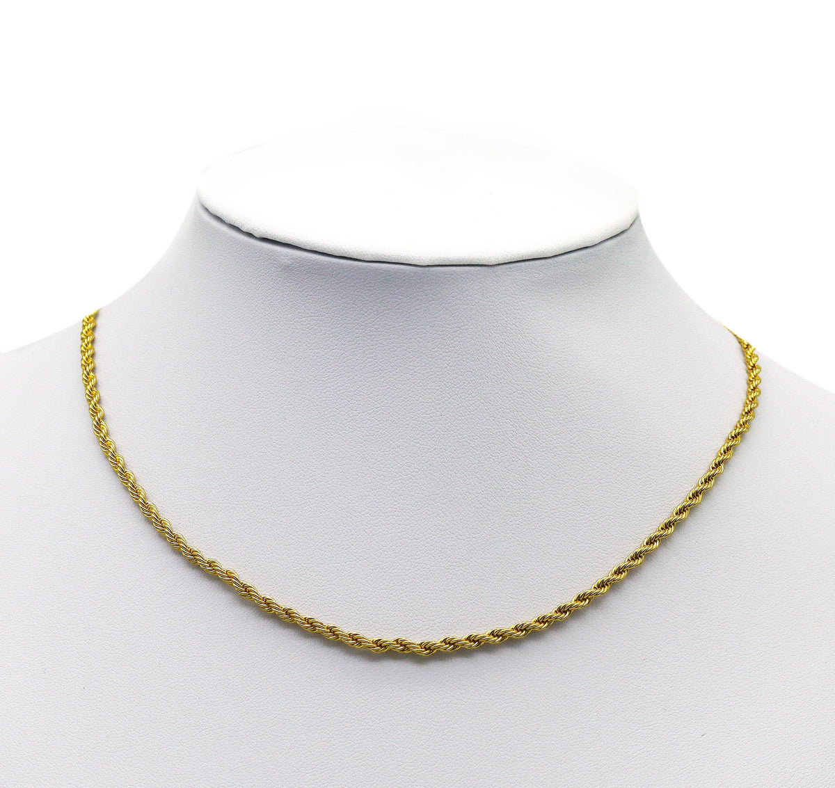 Gold Silver Rope chain Necklace, sku#B204