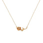 December Birth Flower 3D Pendant Necklace